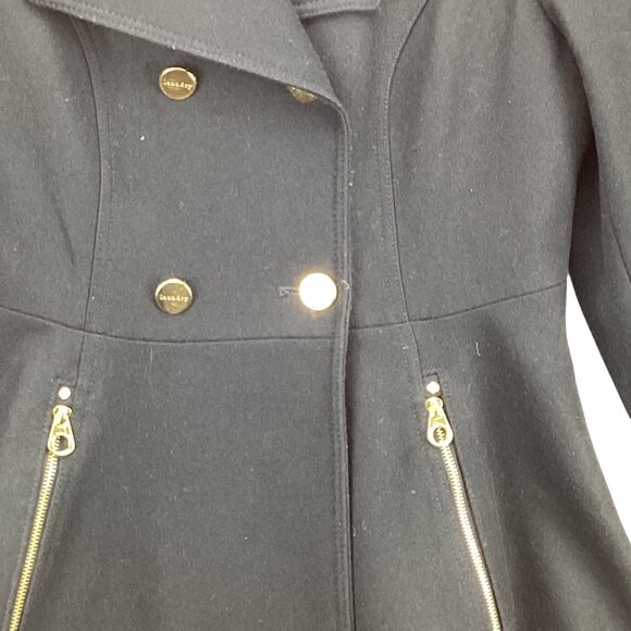 Laundry By Shelli Segal Coat Size Large Double Breasted Fit &‎ Flare Wool Blend - Picture 6 of 11